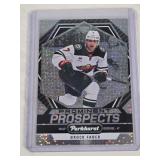 Brock Faber Rookie 2023-24 Parkhurst Prominent Prospects Insert #PP-BF - Wild Hockey Card Brock Faber Rookie 2023-24 Parkhurst Prominent Prospects Insert #PP-BF - Wild Hockey Card
