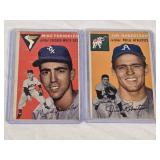 Lot of 2 Baseball Cards Featuring Mike Fornieles and Jim Robertson - 1950s Topps Vintage Baseball Cards Lot of 2 Baseball Cards Featuring Mike Fornieles and Jim Robertson - 1950s Topps Vintage Baseball Cards