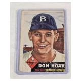 Don Hoak Rookie 1953 Topps #176 - Brooklyn Dodgers Vintage Baseball Card Don Hoak Rookie 1953 Topps #176 - Brooklyn Dodgers Vintage Baseball Card