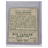 Alvin Crowder 1934 Goudey #15 - Washington Senators Vintage Baseball Card Alvin Crowder 1934 Goudey #15 - Washington Senators Vintage Baseball Card