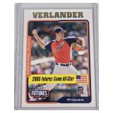 Justin Verlander Rookie 2005 Topps 2005 Futures Game All-Star #UH220 - Detroit Tigers Baseball Card Justin Verlander Rookie 2005 Topps 2005 Futures Game All-Star #UH220 - Detroit Tigers Baseball Card