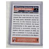 Justin Verlander Rookie 2005 Topps 2005 Futures Game All-Star #UH220 - Detroit Tigers Baseball Card Justin Verlander Rookie 2005 Topps 2005 Futures Game All-Star #UH220 - Detroit Tigers Baseball Card
