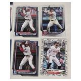Lot of Minnesota Twins Baseball Cards Featuring Carlos Correa, Byron Buxton, and Others, Including Rookie Cards and Special Inserts Lot of Minnesota Twins Baseball Cards Featuring Carlos Correa, Byron Buxton, and Others, Including Rookie Cards and Special Inserts