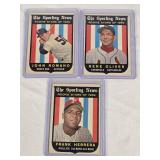 Lot of 3 Vintage Baseball Cards Featuring Gene Oliver, Frank Herrera, and John Romano Rookie Stars of 1959 from The Sporting News Series Lot of 3 Vintage Baseball Cards Featuring Gene Oliver, Frank Herrera, and John Romano Rookie Stars of 1959 from The Sporting News Series
