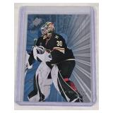 Jesper Wallstedt Rookie 2024-25 Upper Deck SPx Foil #128 - Minnesota Wild Hockey Card Jesper Wallstedt Rookie 2024-25 Upper Deck SPx Foil #128 - Minnesota Wild Hockey Card