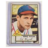 Eddie Kazak 1952 Topps #165 - St. Louis Cardinals Vintage Baseball Card Eddie Kazak 1952 Topps #165 - St. Louis Cardinals Vintage Baseball Card