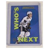 Connor Bedard Rookie 2023-24 Upper Deck Credentials Who's Next #WN-CB - Chicago Blackhawks Hockey Card Connor Bedard Rookie 2023-24 Upper Deck Credentials Who's Next #WN-CB - Chicago Blackhawks Hockey Card