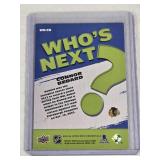 Connor Bedard Rookie 2023-24 Upper Deck Credentials Who's Next #WN-CB - Chicago Blackhawks Hockey Card Connor Bedard Rookie 2023-24 Upper Deck Credentials Who's Next #WN-CB - Chicago Blackhawks Hockey Card