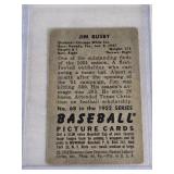 Jim Busby 1952 Bowman #68 - Chicago White Sox Vintage Baseball Card Jim Busby 1952 Bowman #68 - Chicago White Sox Vintage Baseball Card