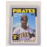 Barry Bonds Rookie 1986 Topps #111 - Pittsburgh Pirates Baseball Card Barry Bonds Rookie 1986 Topps #111 - Pittsburgh Pirates Baseball Card