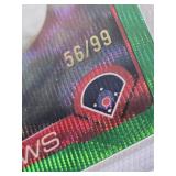 Zebby Matthews Rookie 2024 Topps Chrome Green Wave Refractor #USC171 and Numbered #56/99 - Minnesota Twins Baseball Card Zebby Matthews Rookie 2024 Topps Chrome Green Wave Refractor #USC171 and Numbered #56/99 - Minnesota Twins Baseball Card