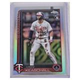 Luke Keaschall Rookie 2025 Topps Chrome Refractor #USC106 - Minnesota Twins Baseball Card Luke Keaschall Rookie 2025 Topps Chrome Refractor #USC106 - Minnesota Twins Baseball Card