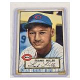 Frank Hiller 1952 Topps #156 - Cincinnati Reds Vintage Baseball Card Frank Hiller 1952 Topps #156 - Cincinnati Reds Vintage Baseball Card