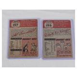 Lot of 2 Baseball Cards Featuring Del Crandall and Bob Keegan - Milwaukee Braves and Chicago White Sox Vintage Baseball Cards Lot of 2 Baseball Cards Featuring Del Crandall and Bob Keegan - Milwaukee Braves and Chicago White Sox Vintage Baseball Cards