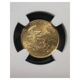 2015 AMERICAN GOLD EAGLE 1/10TH TROY OZ .999 FINE GOLD NGC MS69
