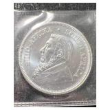 2020 S. AFRICAN KRUGERRAND 1 TROY OZ .999 FINE SILVER
