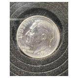 1961 US PROOF ROOSEVELT DIME IN CASE
