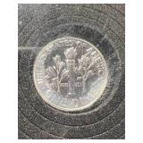 1961 US PROOF ROOSEVELT DIME IN CASE