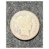 1912-D US BARBER DIME