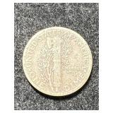 1938 US MERCURY DIME