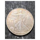 2000 AMERICAN SILVER EAGLE 1 TROY OZ .999 FINE SILVER