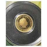 HALF GRAM .999 FINE GOLD 2013 AUSTRALIAN KOALA