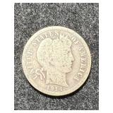 1914 US BARBER DIME