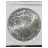 1995 AMERICAN SILVER EAGLE NGC MS69