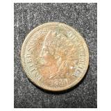 1880 US INDIAN HEAD CENT