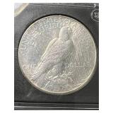 1926 US PEACE SILVER DOLLAR SLABBED BU