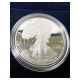 2002 PROOF AMERICAN SILVER EAGLE IN ORIGINAL MINT BOX