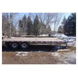 2012 Load Trail 24' Tandem Axle Deck Over Equipment Trailer