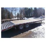 2012 Load Trail 24' Tandem Axle Deck Over Equipment Trailer