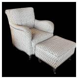 LR - Beautiful Sam Moore Chair with Ottoman LR - Beautiful Sam Moore Chair with Ottoman