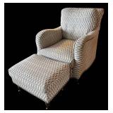 LR - Beautiful Sam Moore Chair with Ottoman LR - Beautiful Sam Moore Chair with Ottoman