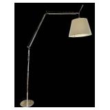 SR - Amazing Adjustable Chrome Floor Lamp with Drum Shade SR - Amazing Adjustable Chrome Floor Lamp with Drum Shade