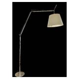 SR - Amazing Adjustable Chrome Floor Lamp with Drum Shade SR - Amazing Adjustable Chrome Floor Lamp with Drum Shade