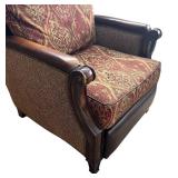 O - Hooker Furniture Recliner Chair - Damask Pattern Upholstery O - Hooker Furniture Recliner Chair - Damask Pattern Upholstery