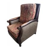 O - Hooker Furniture Recliner Chair - Damask Pattern Upholstery O - Hooker Furniture Recliner Chair - Damask Pattern Upholstery