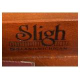 O - Executive Chippendale Style Leather Top Desk by Sligh O - Executive Chippendale Style Leather Top Desk by Sligh