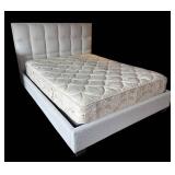 MB - Queen Upholstered Bed with Tufted Headboard MB - Queen Upholstered Bed with Tufted Headboard