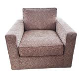 SR - Pair of Room & Board Lounge Chairs with Geometric Pattern SR - Pair of Room & Board Lounge Chairs with Geometric Pattern