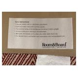 SR - Pair of Room & Board Lounge Chairs with Geometric Pattern SR - Pair of Room & Board Lounge Chairs with Geometric Pattern