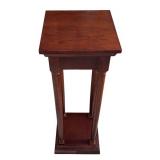 DR - The Bombay Company Decorative Wooden Pedestal Pillar DR - The Bombay Company Decorative Wooden Pedestal Pillar