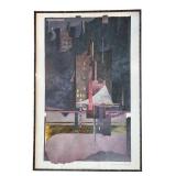 O - Robert Offord 'New City Rising' Lithograph Print O - Robert Offord 'New City Rising' Lithograph Print