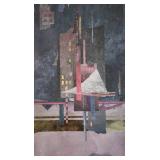 O - Robert Offord 'New City Rising' Lithograph Print O - Robert Offord 'New City Rising' Lithograph Print
