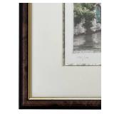 O - Vintage Brugge Rozenhoedkaai Limited Edition Etching O - Vintage Brugge Rozenhoedkaai Limited Edition Etching