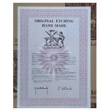 O - Vintage Brugge Rozenhoedkaai Limited Edition Etching O - Vintage Brugge Rozenhoedkaai Limited Edition Etching