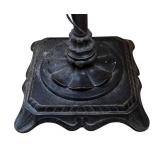 SR - Lovely Floral Floor Lamp with Embroidered Shade SR - Lovely Floral Floor Lamp with Embroidered Shade