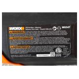 G - WORX 20V Blower - 360 CFM / 75 mph - Includes Battery & Charger Model: WG547 G - WORX 20V Blower - 360 CFM / 75 mph - Includes Battery & Charger Model: WG547